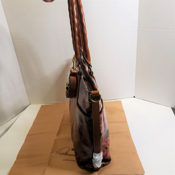 NWT Patricia Nash Leather Rustic Nature Collection Handbag Tote - Picture 7 of 14